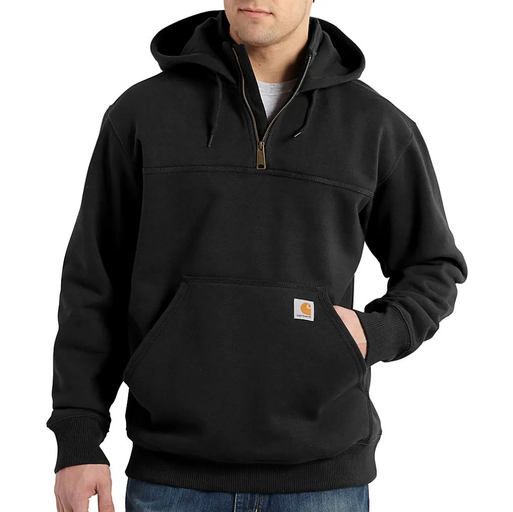 CARHARTT Rain Defender Loose Fit Heavyweight Quarter-Zip Hoodie Size M Reg
